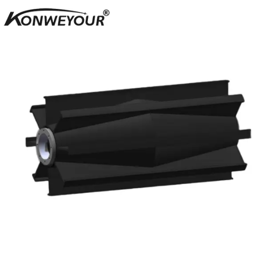 Hot Vulcanized Diamond რეზინის დაფარული Bend Pulley