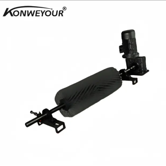 მოტორიზებული Brush კონვეიერი Belt Cleaner