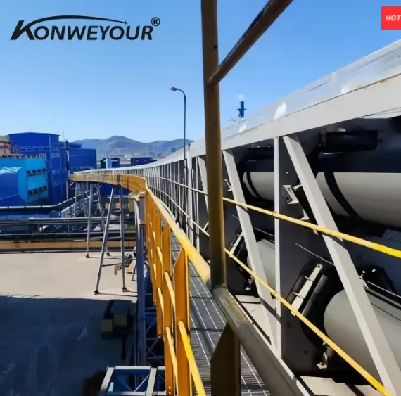 დახურული Tubular Belt კონვეიერი